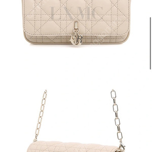 디올 My Dior Talk 휴대폰 파우치백 미니백 파우더 베이지