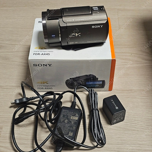 소니 FDR-AX45 4K 캠코더