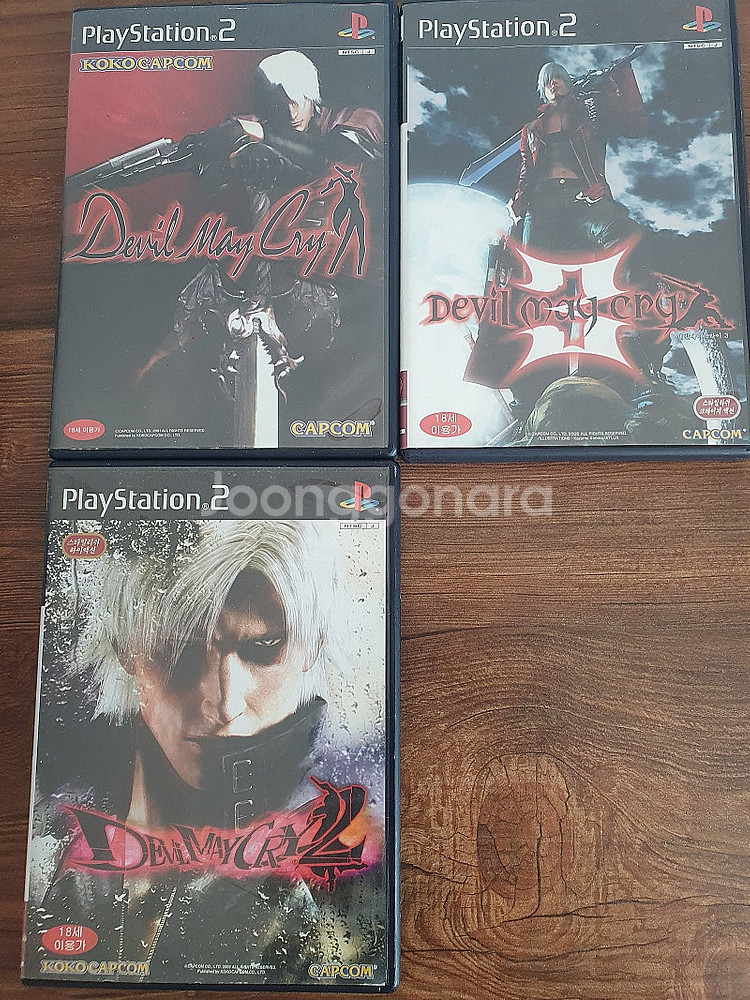 PS2 플스2 데빌메이크라이 1~3 일괄 판매합니다.--0