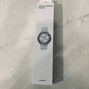 갤럭시 워치6 클래식 47MM 실버 미개봉 새거! 22만원 판매합니다!