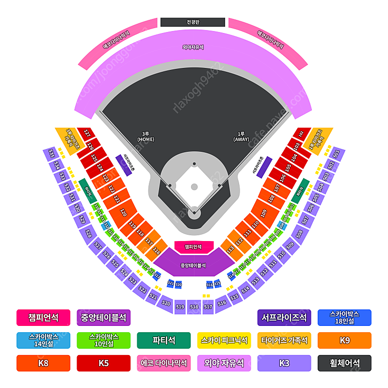 7월6일 KIA 타이거즈 vs롯데 광주 챔피언스 필드 저렴하게 급처합니다 파티석/중앙테이블석/챔피언석/테이블석/응원특별석/스카이 피크닉석/타이거즈 가족석