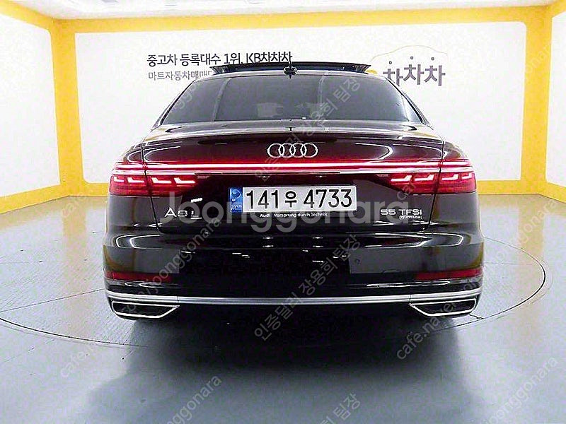아우디 A8 중고 할부가능 검정색 2021년식 49,8...--4