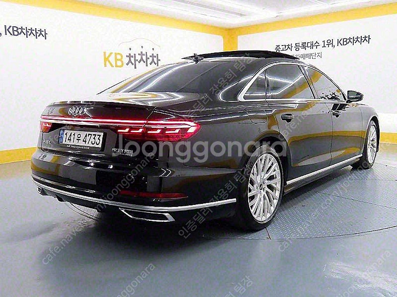 아우디 A8 중고 할부가능 검정색 2021년식 49,8...--5