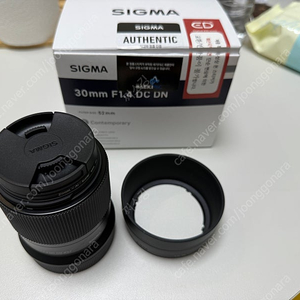 캐논 RF 30mm F1.4 DC DN 시그마 렌즈 팝니다 거의새것