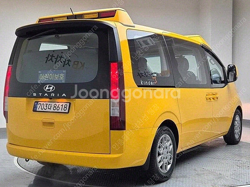 어린이보호차 중고 스타리아 중고차 노란색 2023년식 ...--4