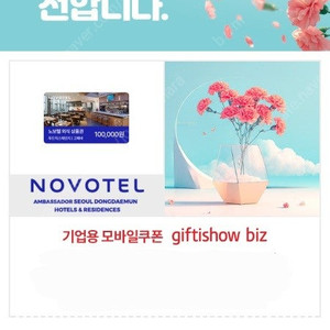 노보텔 앰배서더 동대문 식음 금액권 10만원
