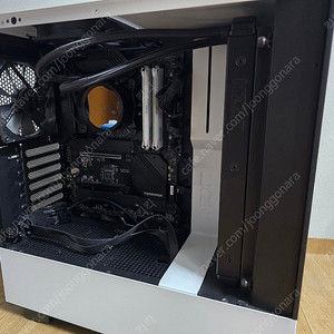 반본체(12600k/msi b660/ddr4 32g/크라켄 x63/ssd 500g/evga 750w)