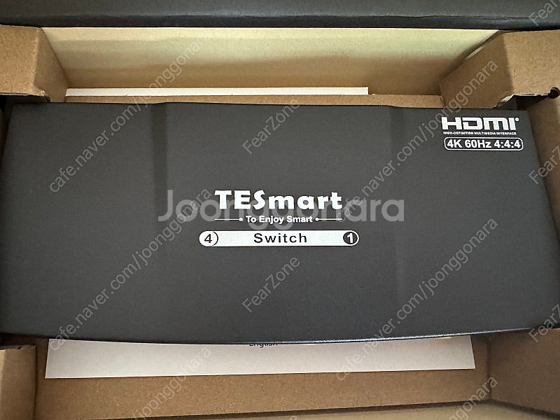 티이스마트 4K UHD 1:4 HDMI 2.0 분배기--1