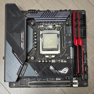 10700K Z490 ITX 램 32GB 보드셋