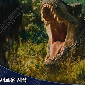 쥬라기 월드: 새로운 시작 예매권 싸게 팝니다~