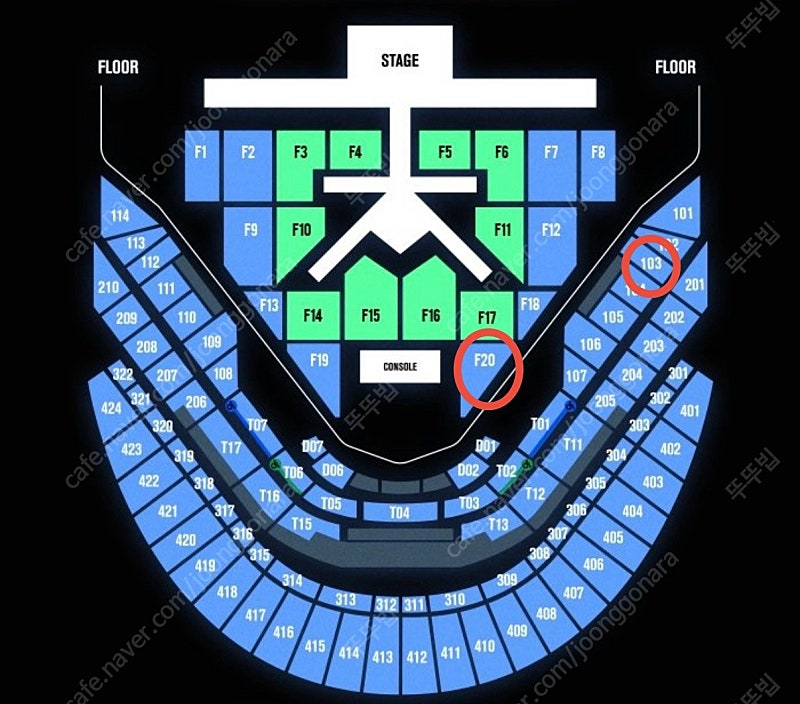 엔시티드림 드림쇼4 콘서트 7/10 103구역, 7/11 F20구역 판매--0