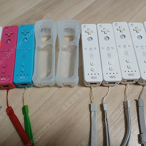닌텐도 wii 리모컨,센서바,눈차크 다량