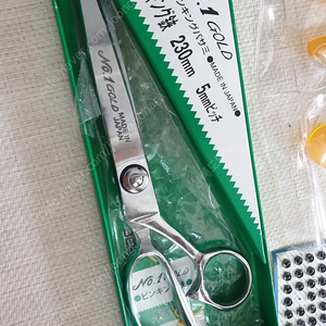 일본넘버원핑킹가위 재단가위 원단가위 재봉가위 새상품