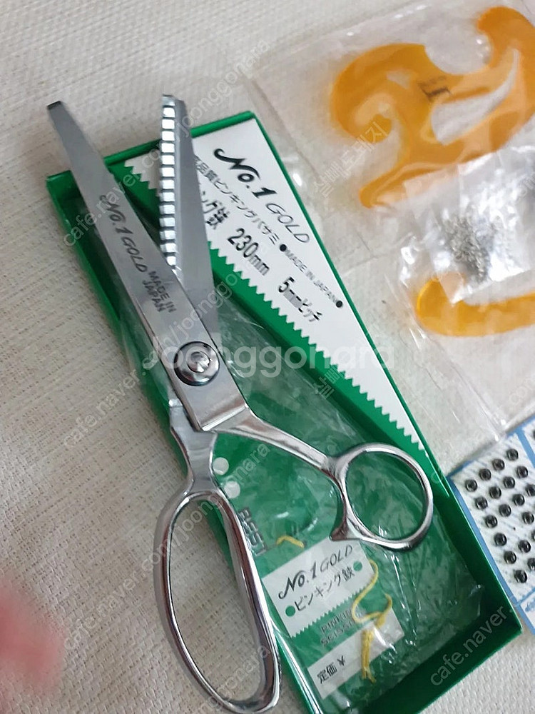 일본넘버원핑킹가위 재단가위 원단가위 재봉가위 새상품--3
