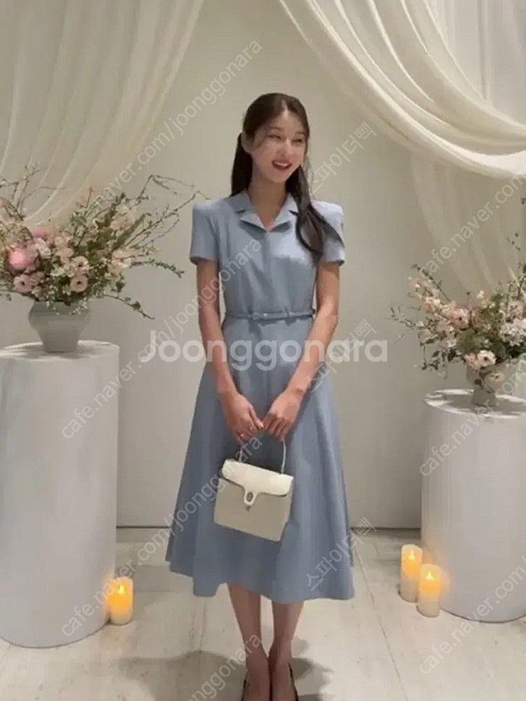 시에sie 켈리 벨티드 플레어 드레스(롱 s)--1