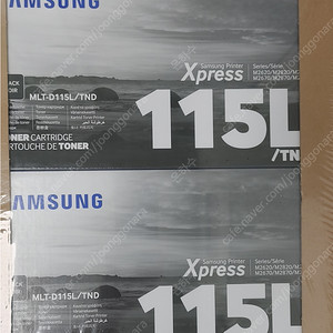 삼성 정품토너 MLT-D115L, K250L 미개봉 신품을 판매합니다.