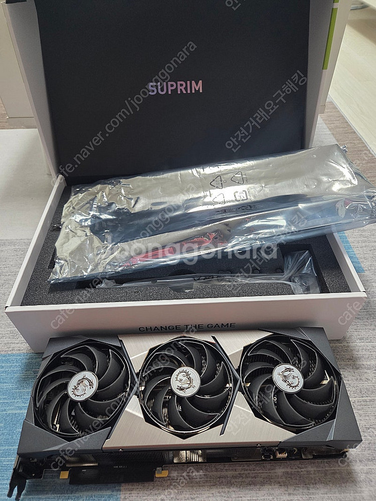 MSi 3080ti 슈프림x 12g 판매합니다.--1