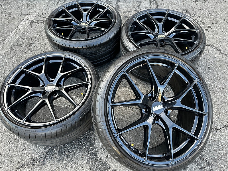 사제 BBS 20인치 CIR 스타일 블랙유광 휠타이어 PCD 112 벤츠 BMW 아우디