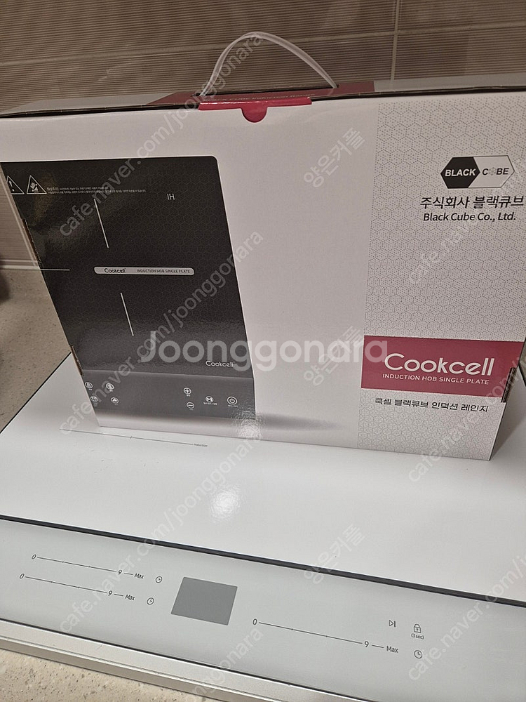 쿡셀 블랙큐브 1구 인덕션 미사용새상품 택포--0