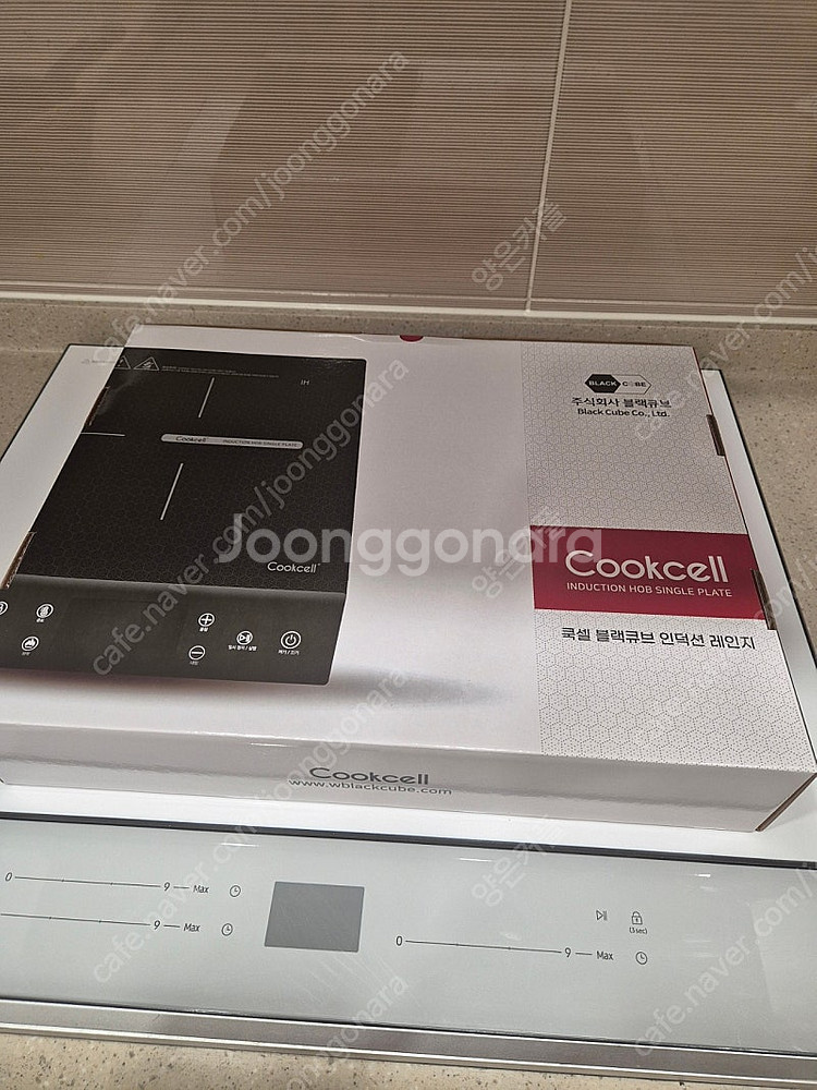 쿡셀 블랙큐브 1구 인덕션 미사용새상품 택포--1