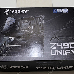 msi MEG Z490 UNIFY 판매합니다.[의정부]