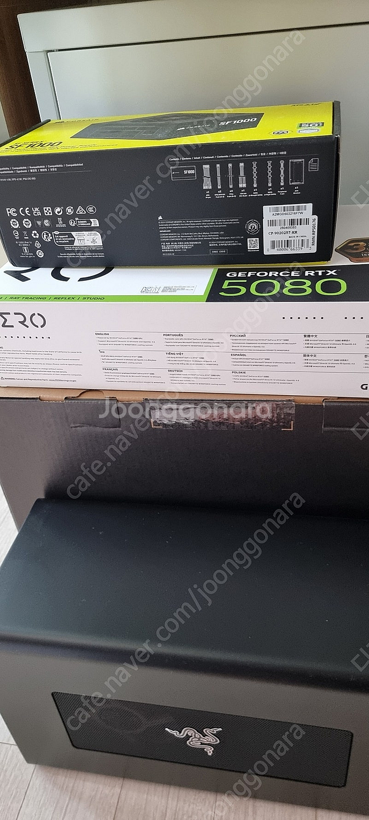 레이저 코어x크로마 기가바이트RTX 5080 SFF C...--8