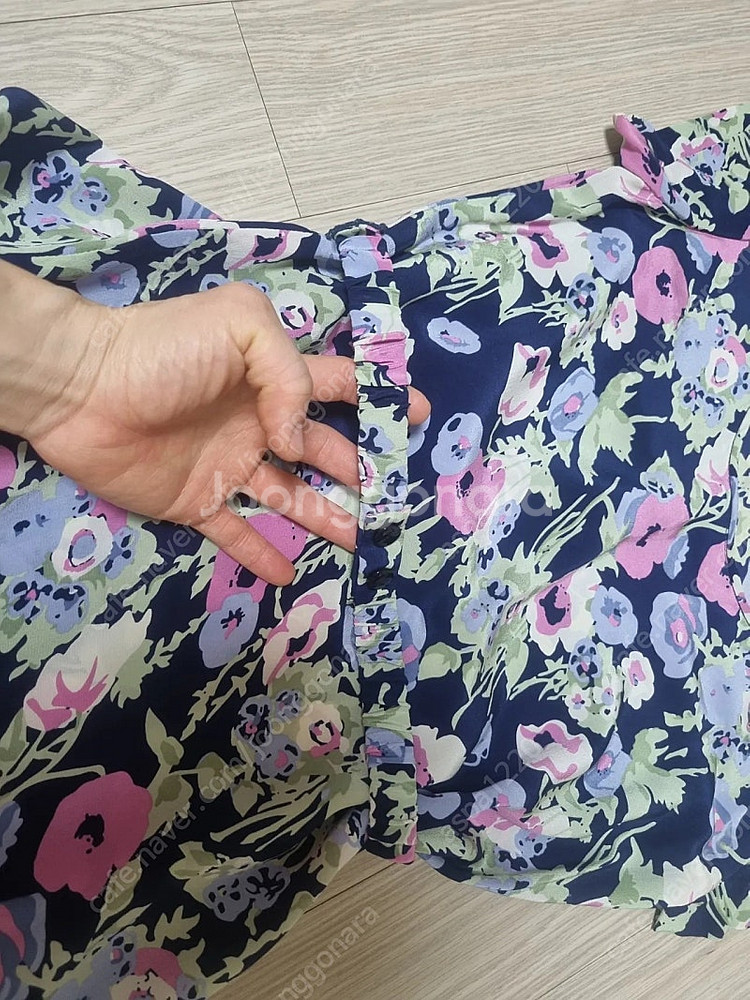 실크100 원피스 택포. 상태최상--2