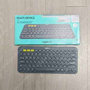 로지텍 K380 블루투스 키보드 그레이 색상 판매합니다.