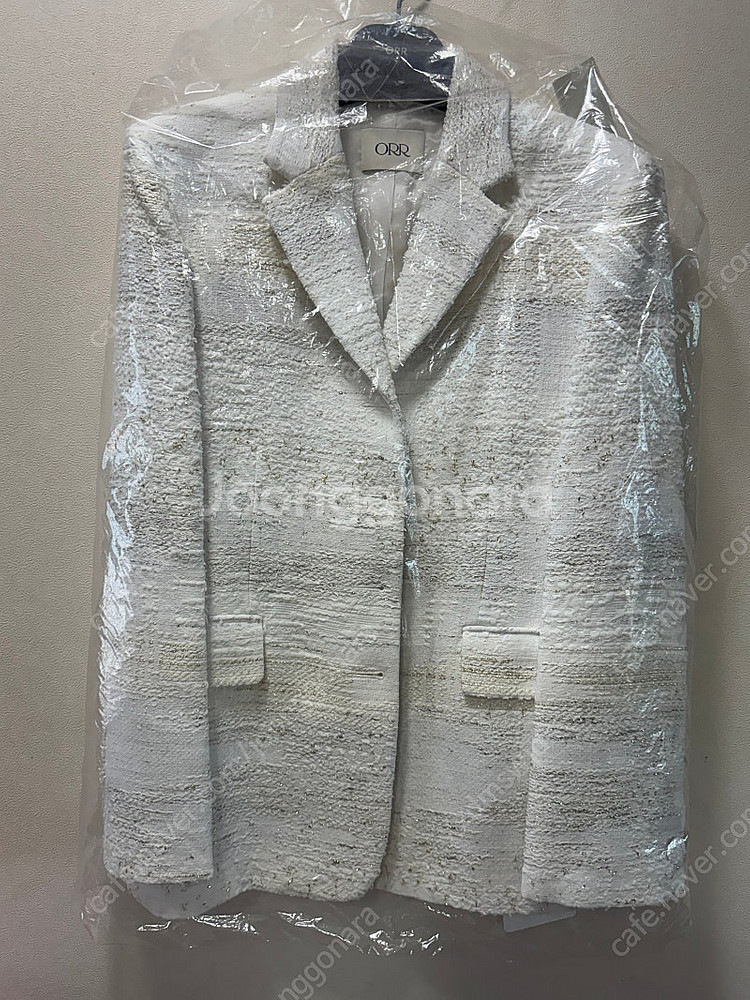 새제품_ORR 마리아켄트 트위드 자켓 아이보리(XS)--0