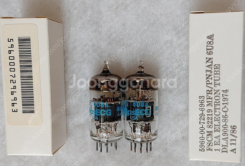 Philips 필립스 JAN 6U8A/ECF82 NOS...--0