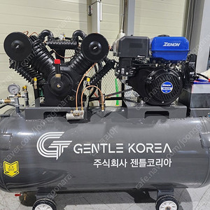 10. 출장 정비용)- 젠틀코리아 10마력 에어탱크400리터 제논엔진 대용량 엔진콤프렛서 판매 제작 수리 - 중고콤프레샤 전문