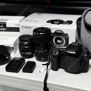 캐논 EOS 90D + Sigma 18-35 f1.4 Art(독 포함) + EF-S 60mm F2.8 MACRO USM 팝니다