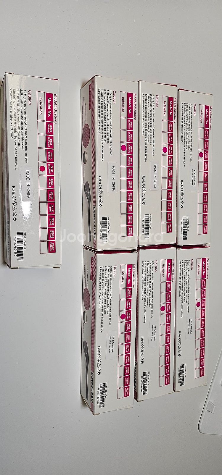 티타늄 MTS 롤러 0.3mm*6+0.5mm*1 일괄--1