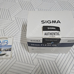 소니 e마운트 시그마 30mm f1.4(겐코 air mc uv 렌즈 필터 포함)​