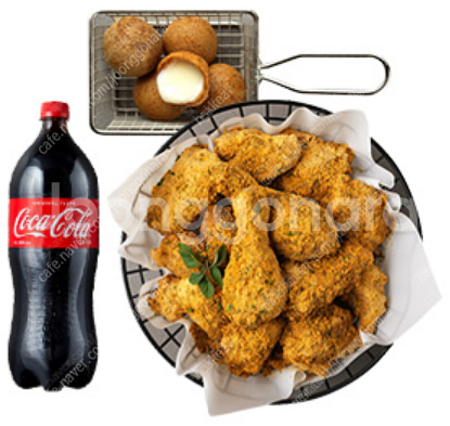 BHC 뿌링클+치즈볼+콜라1.25L--0
