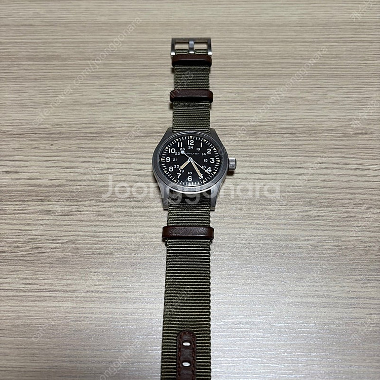 해밀턴 카키필드 메카니컬 38mm--0