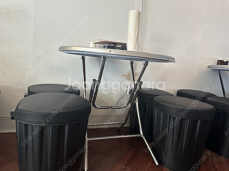 식당용 로스터테이블 중고 가스렌지 고기불판식탁 깡통의자...--0