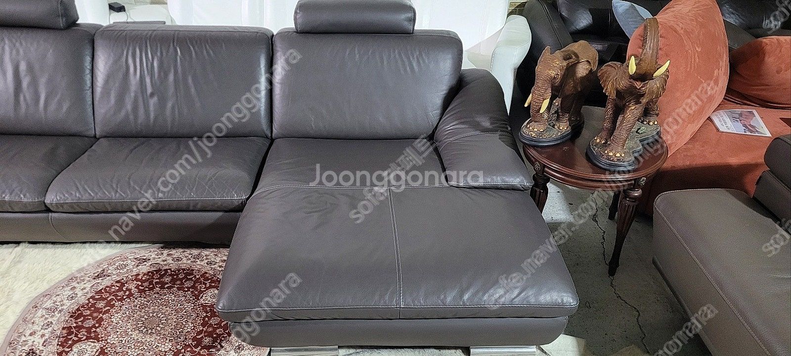 *판매* 칼리아 콘소파 이태리 천연가죽 카우치소파쇼파 ...--7