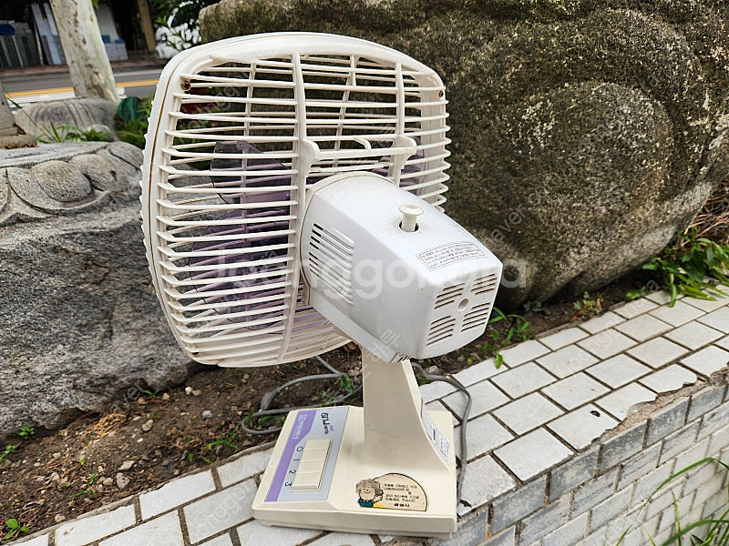 빈티지 하늬바람 사각 금성 소형 선풍기 FD-304P--2