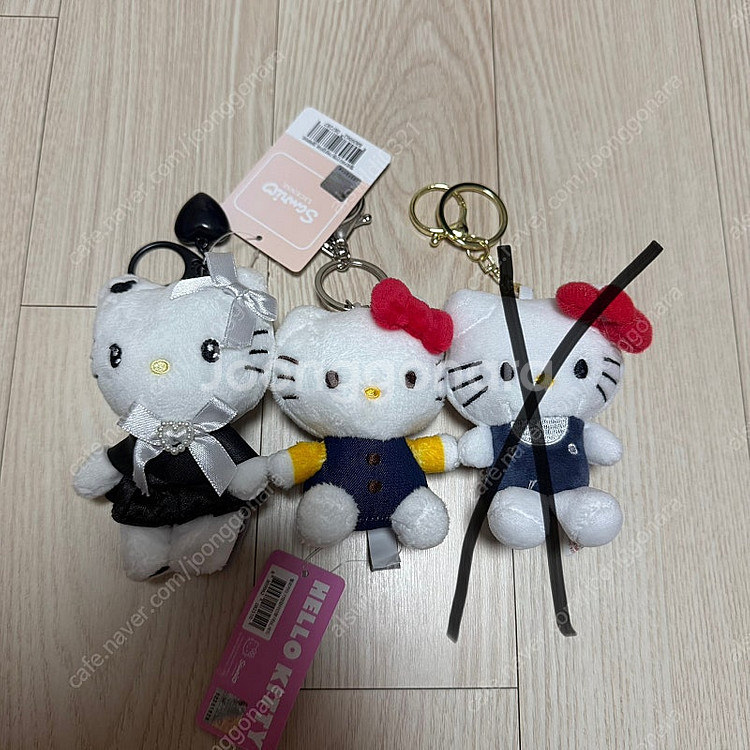 태닝 하와이안키티 인형키링,체리키티,블랙하트키티,데님키...--2