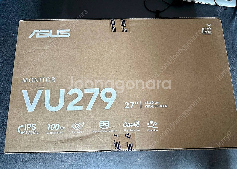 미개봉 ASUS VU279HFI 모니터 27인치 화이트...--0