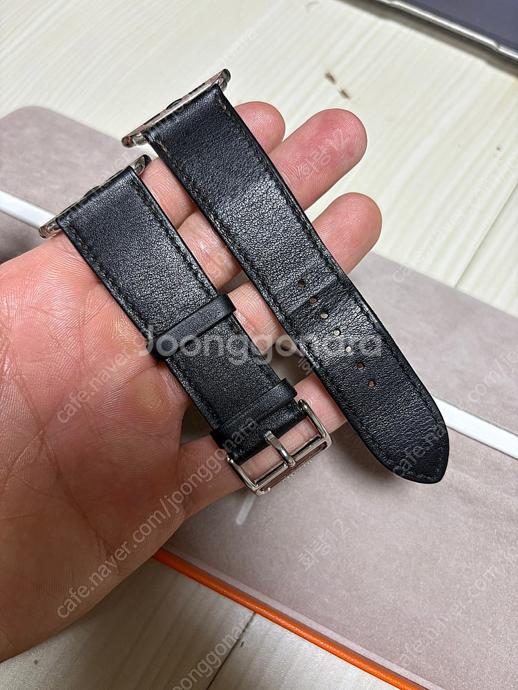 애플워치 에르메스 누아 싱글투어 44/45/46mm 팝...--1
