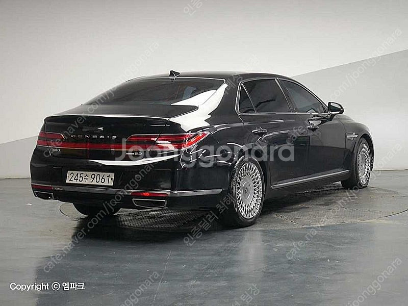 제네시스 G90 중고 제네시스 중고 가격 검정색 2020년식 76,843km 5.0 GDI AWD 프레스티지 개인사...--3