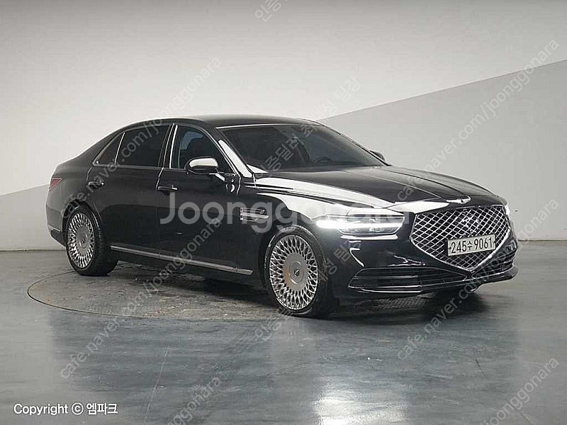 제네시스 G90 중고 제네시스 중고 가격 검정색 2020년식 76,843km 5.0 GDI AWD 프레스티지 개인사...--4