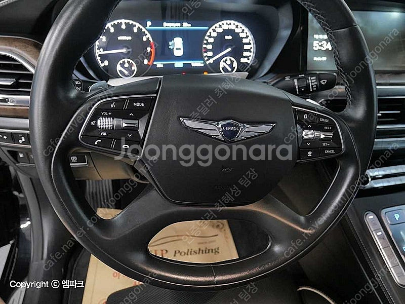 제네시스 G90 중고 제네시스 중고 가격 검정색 2020년식 76,843km 5.0 GDI AWD 프레스티지 개인사...--8