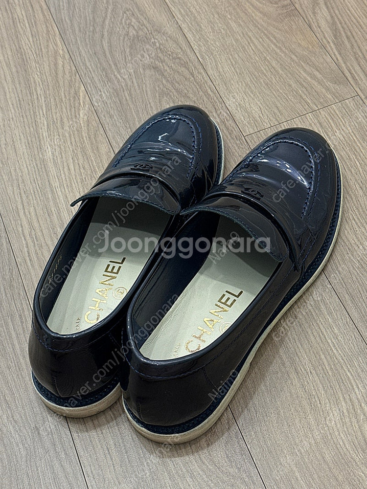 샤넬 로퍼 애나멜 size36--5