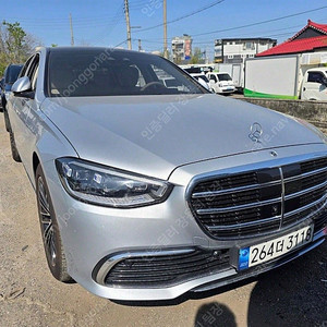 벤츠 S클래스 중고 S클래스 W223 S350d 벤츠 중고 은색 2023년식 55,557km S350 d 실매물중고차