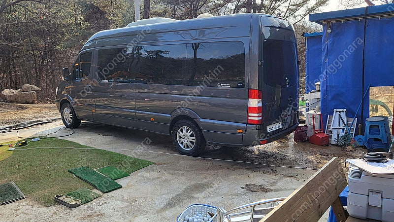 벤츠 스프린터 롱바디 캠핑카 겸 업무용 차량 팝니다 이미지