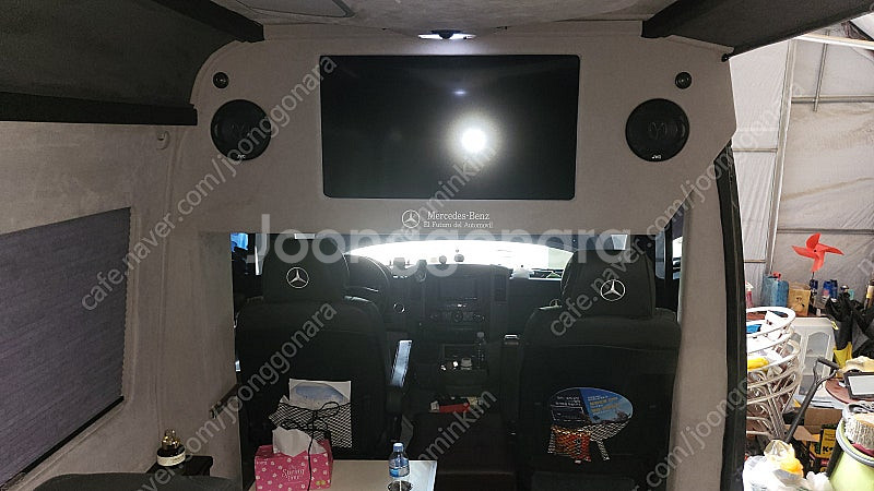 벤츠 스프린터 롱바디 캠핑카 겸 업무용 차량 팝니다--8