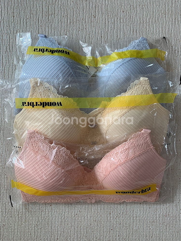 원더브라 브라이트 노와이어 브라+팬티 세트 3set (...--1